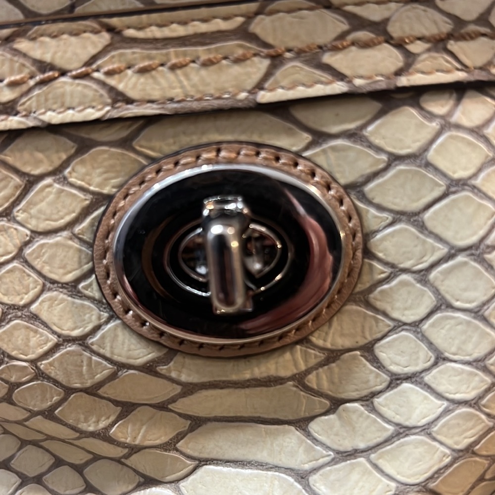 Coach Genuine Leather Python Shoulder Bag - image 4